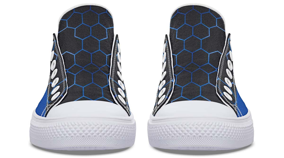 Blue Hexagon Pattern